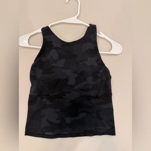 lululemon athletica Black Camo Tank Top